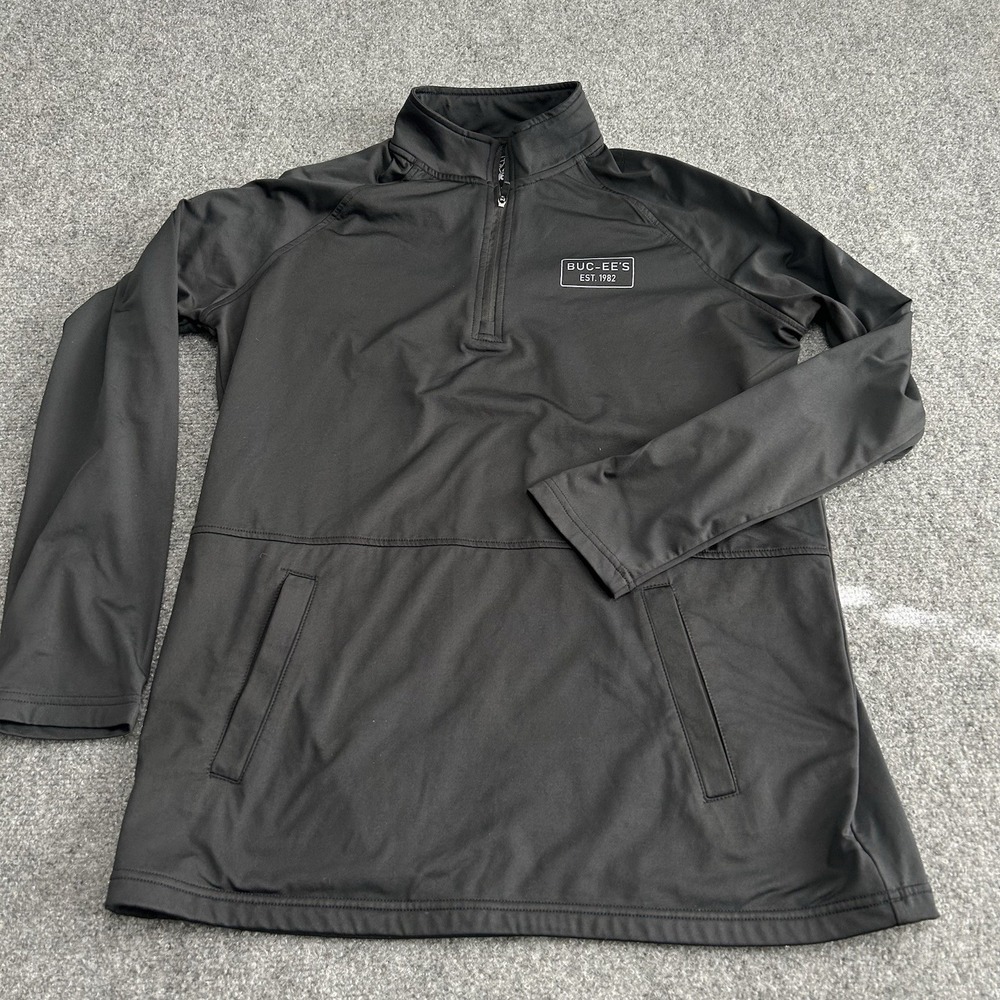 Buc-ee's Golf Gym Pullover Shirt 1/4 ZIP Mens Size Small Performance Polyester